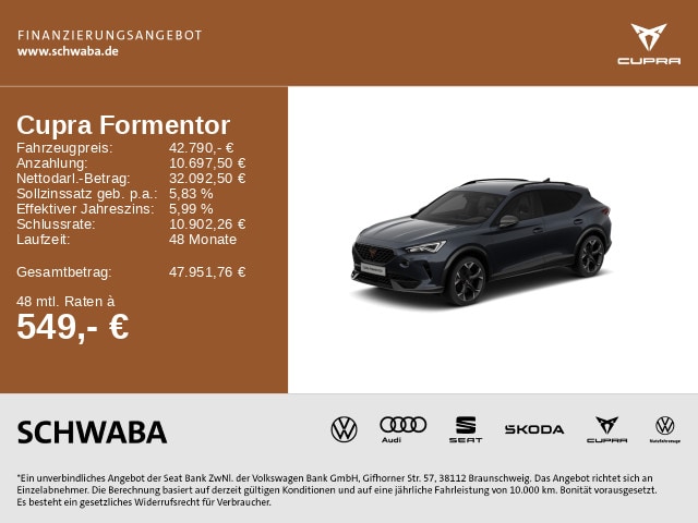 Cupra Formentor 2.0 TSI 4Drive VZ