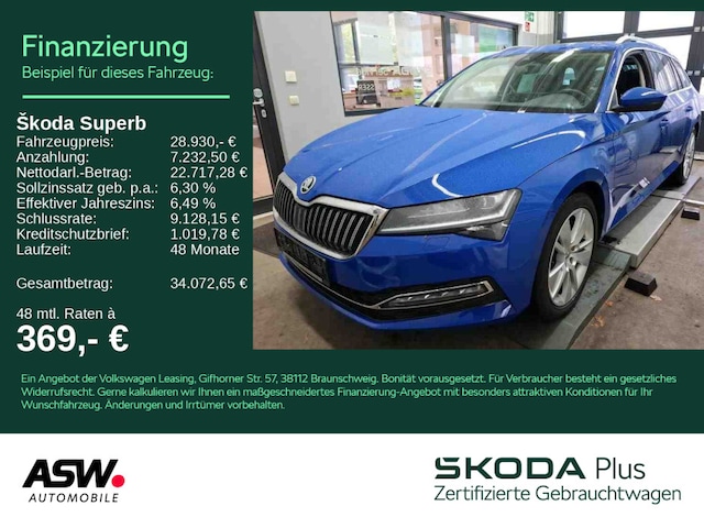 Skoda Superb 2.0 TSI Combi Style Style