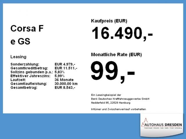 Opel Corsa GS-Line Grand Sport