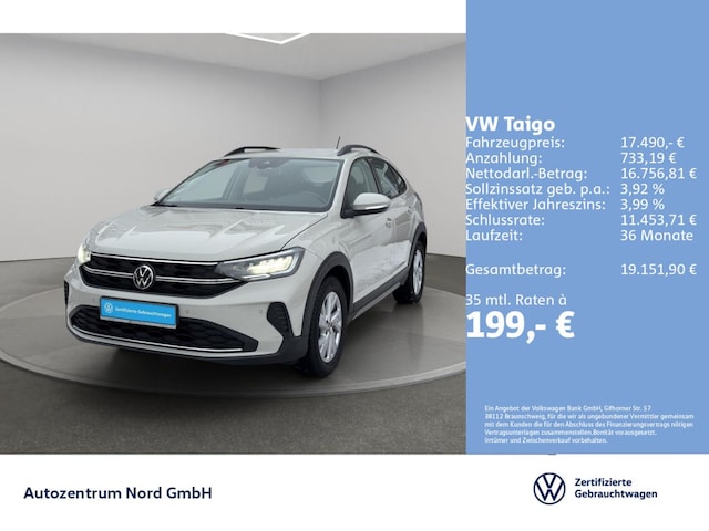 Volkswagen Taigo 1.0 TSI Life