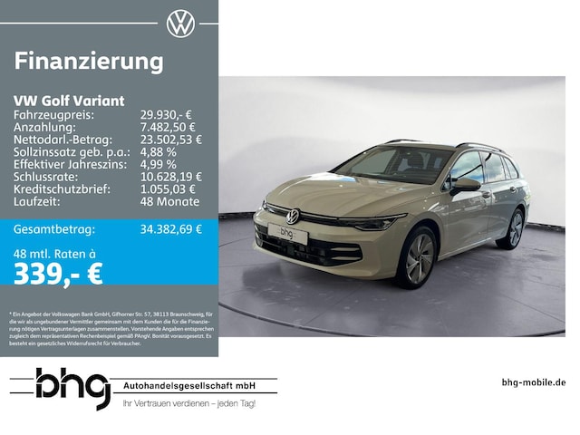 Volkswagen Golf Life Variant