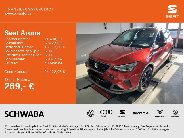 Seat Arona 1.5 TSI DSG FR-lijn