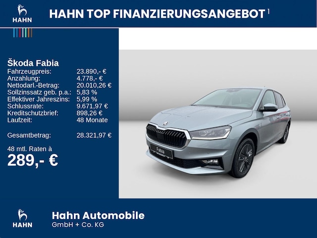 Skoda Fabia Fabia Balance 1,0 TSI SHZ LED PDC ACC Klimaautom.