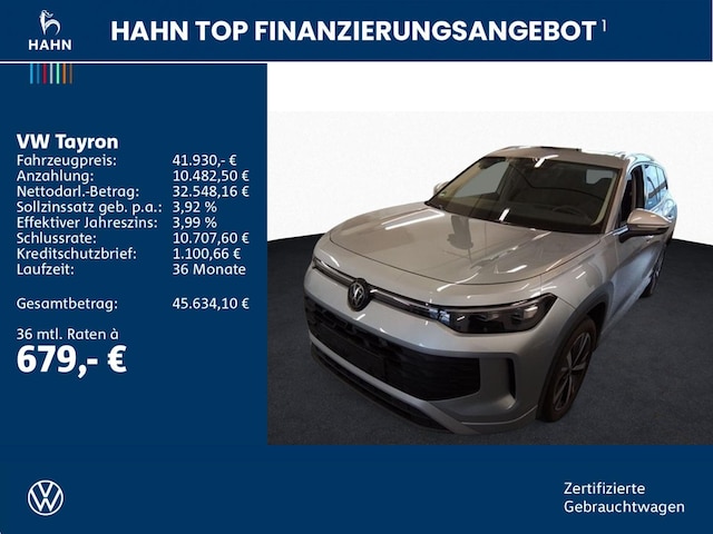 Volkswagen Tayron 1.5 eTSI DSG Life