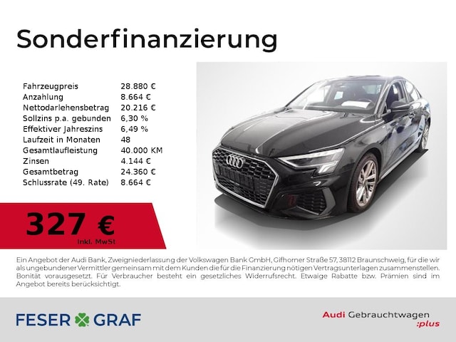 Audi A3 30 TDI S-Line S-Tronic Sedan