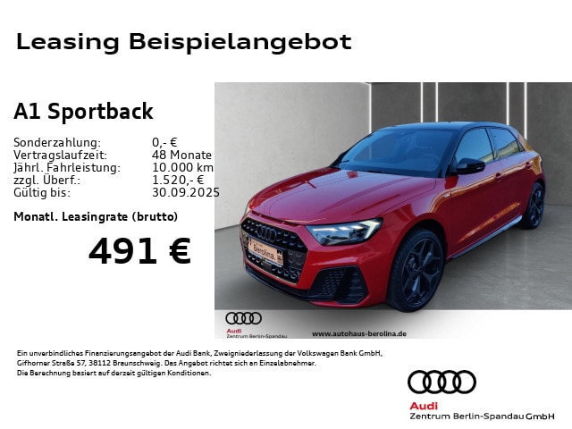 Audi A1 40 TFSI S-Line S-Tronic Sportback