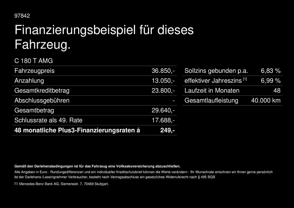 Mercedes-Benz C 180 AMG Line Estate