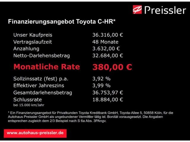 Toyota C-HR Plug-in Technik
