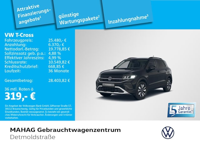 Volkswagen T-Cross 1.0 TSI DSG