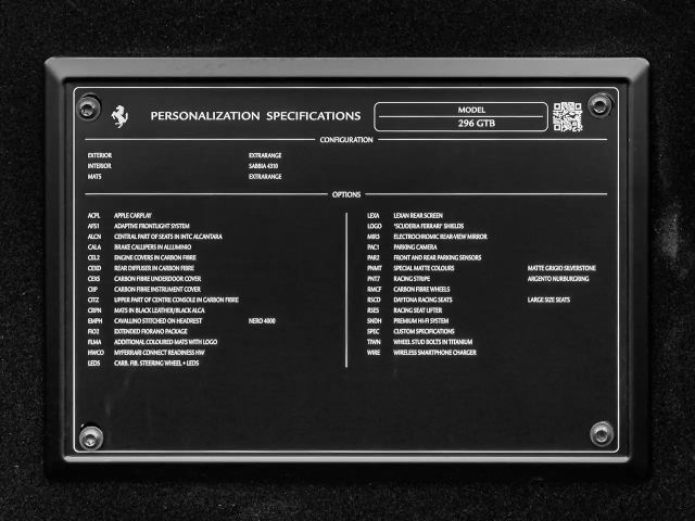 Ferrari 296 Assetto Fiorano GTB