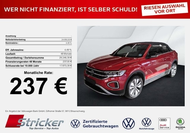 Volkswagen T-Roc 1.0 TSI Cabriolet