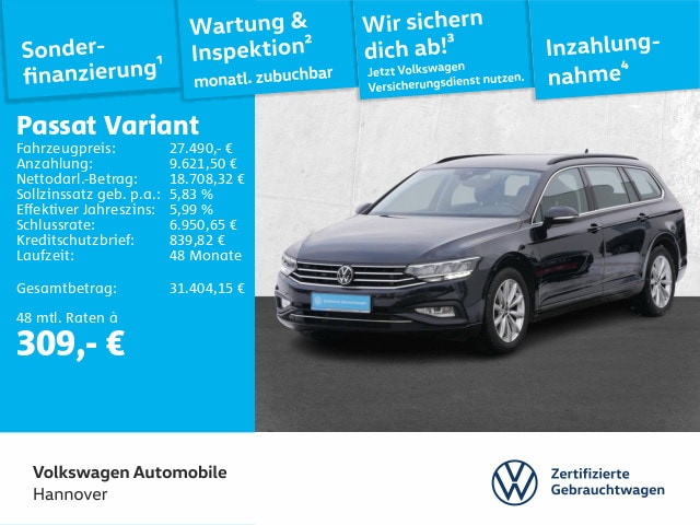 Volkswagen Passat 2.0 TDI Business DSG Variant