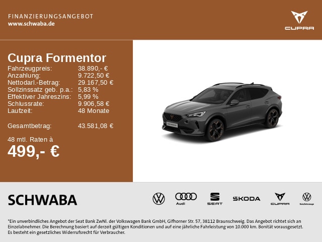 Cupra Formentor 2.0 TSI DSG VZ
