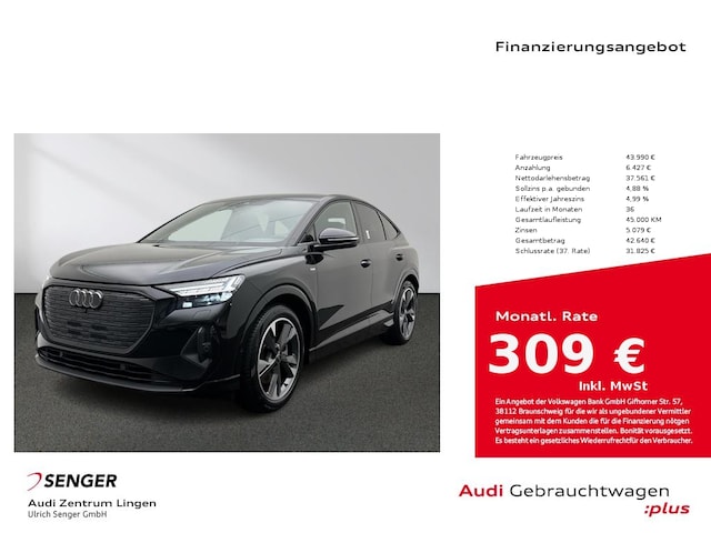 Audi Q4 e-tron 50 Quattro Sportback