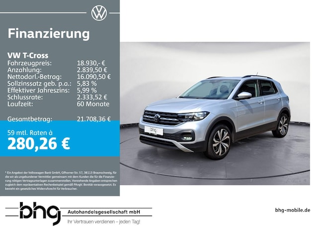 Volkswagen T-Cross 1.0 TSI Life