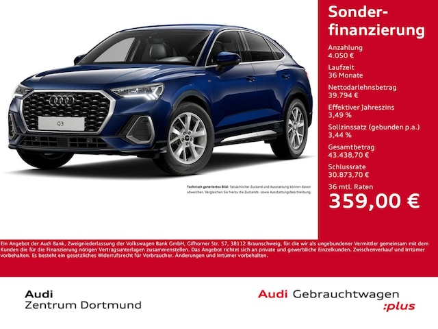 Audi Q3 35 TFSI S-Line S-Tronic Sportback