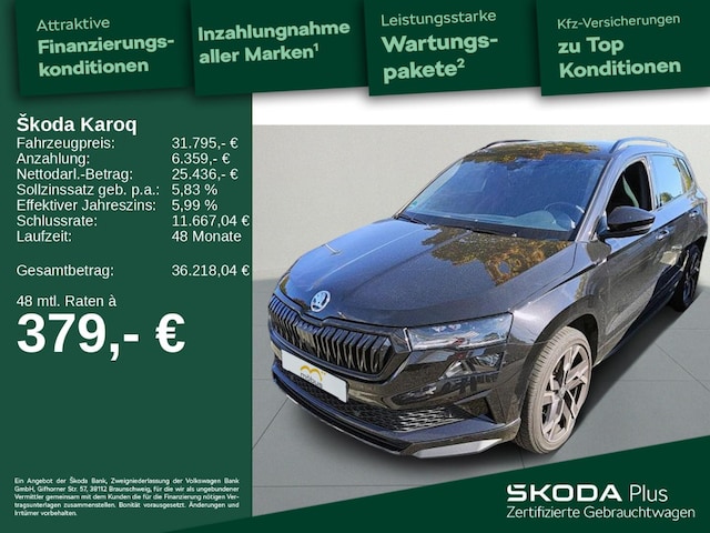 Skoda Karoq 2.0 TSI 4x4 Sportline