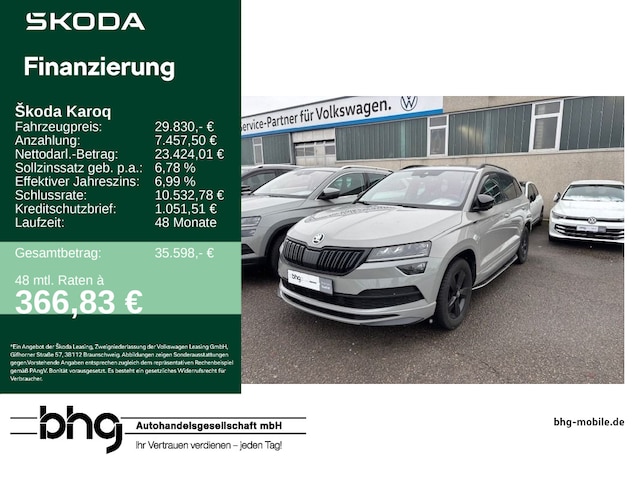 Skoda Karoq 2.0 TSI 4x4 Sportline