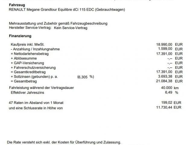 Renault Megane Combi Equilibre Equilibre