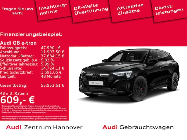 Audi Q8 e-tron 50 Quattro S-Line