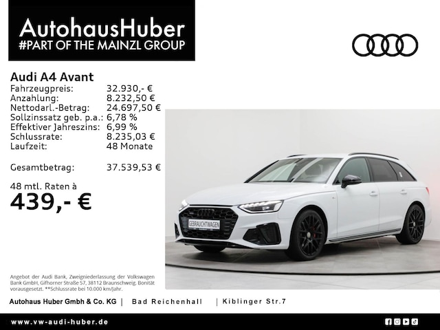 Audi A4 40 TFSI Avant Quattro S-Line S-Tronic