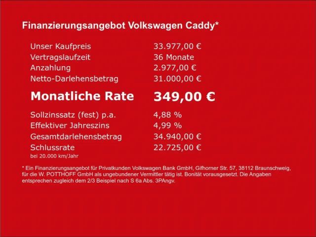 Volkswagen Caddy 2.0 TDI DSG Style