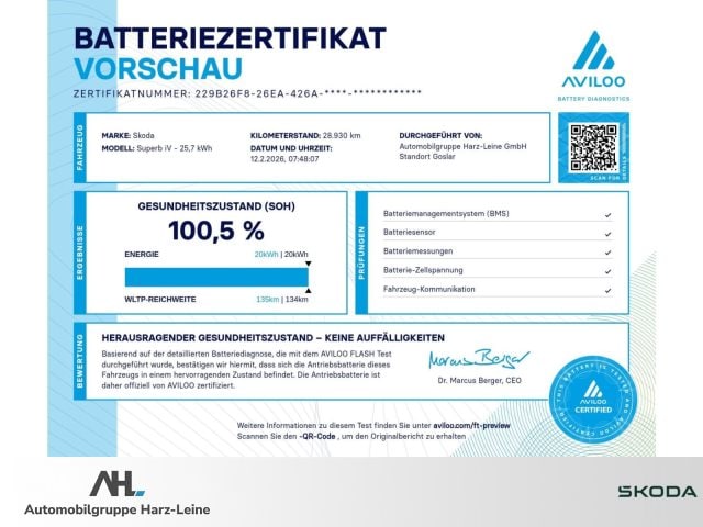 Skoda Superb 1.5 TSI Combi iV