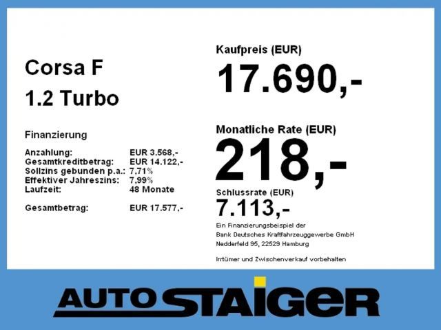 Opel Corsa 1.2 Turbo Edition Turbo