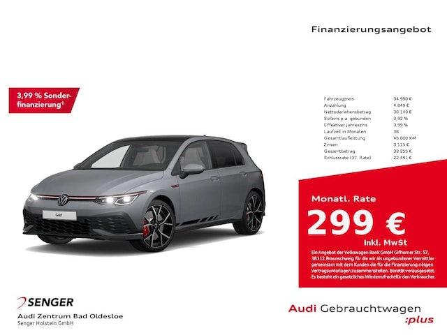 Volkswagen Golf 2.0 TSI GTI Golf VIII