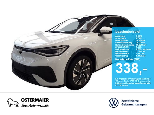 Volkswagen ID.5 286PS ACC.5J-G.WÄRMEPUMPE.AREA-VIEW.NAVI.HARMAN.HUD.PANO.LED