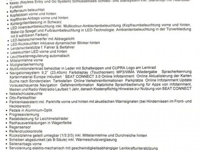 Cupra Ateca 4Drive DSG