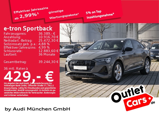 Audi e-tron 55 Quattro S-Line Sportback