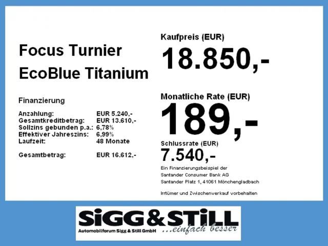 Ford Focus Titanium Wagon