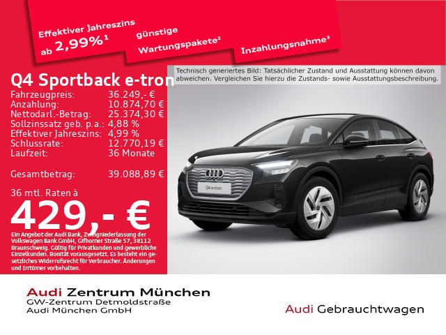 Audi Q4 e-tron 40 Sportback