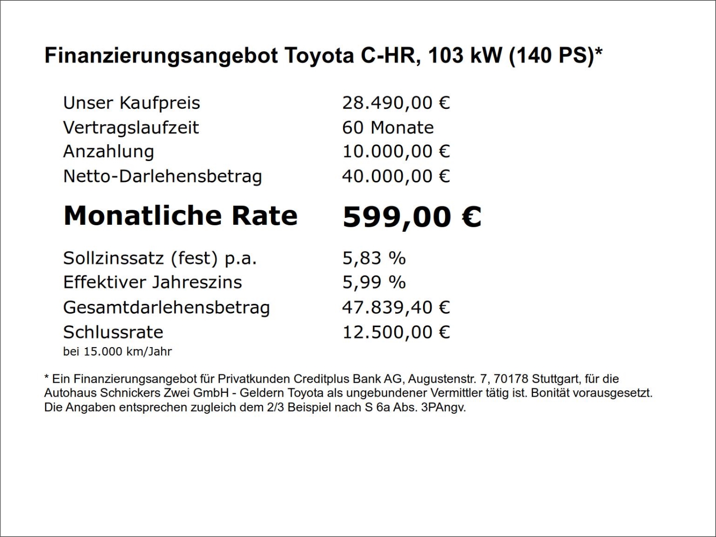 Toyota C-HR 5-deurs Team D Technik