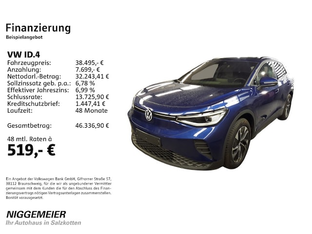 Volkswagen ID.4 77 KWh Performance Pro