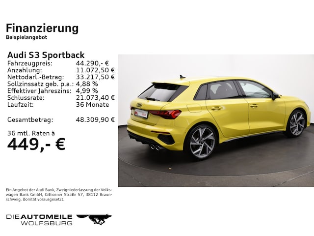 Audi S3 Quattro S-Tronic Sportback