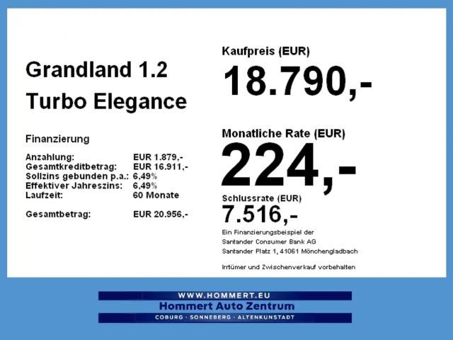 Opel Grandland X 1.2 Turbo Elegance Turbo