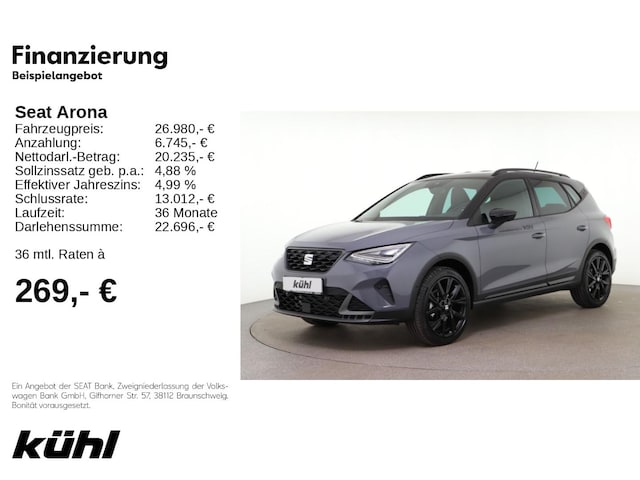 Seat Arona 1.0 TSI Black DSG FR-lijn