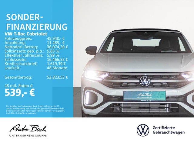Volkswagen T-Roc 1.5 TSI Cabriolet DSG R-Line