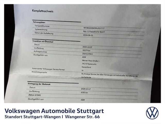 Volkswagen Polo 1.0 TSI DSG Style