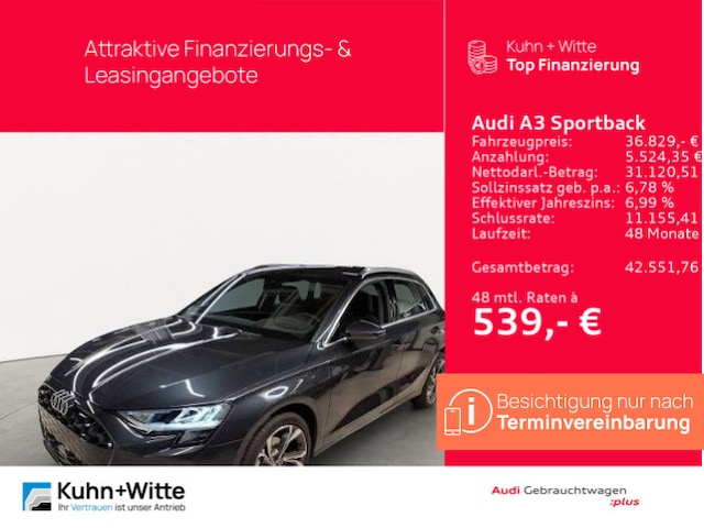 Audi A3 30 TFSI S-Tronic Sportback