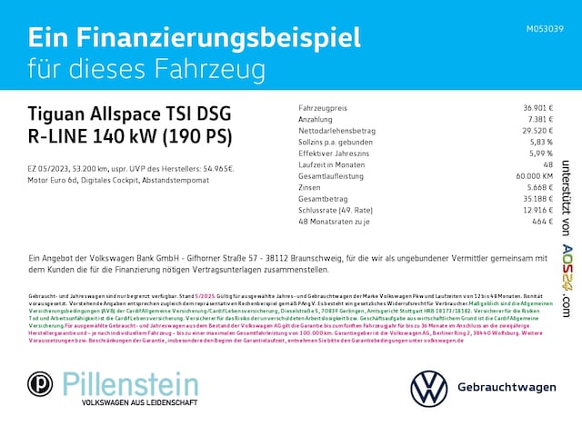 Volkswagen Tiguan Allspace DSG R-Line