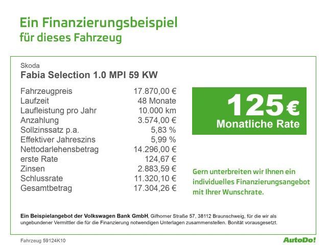 Skoda Fabia Selection