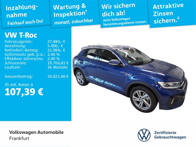 Volkswagen T-Roc 1.0 TSI R-Line