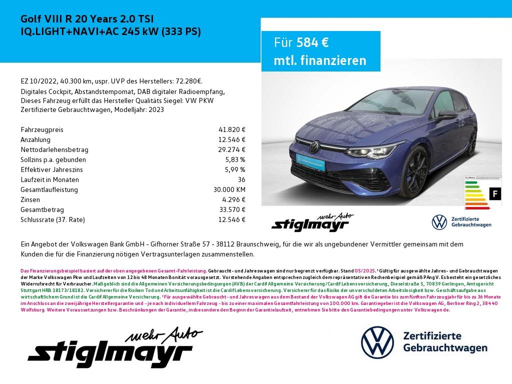 Volkswagen Golf 2.0 TSI Golf VIII IQ.Drive