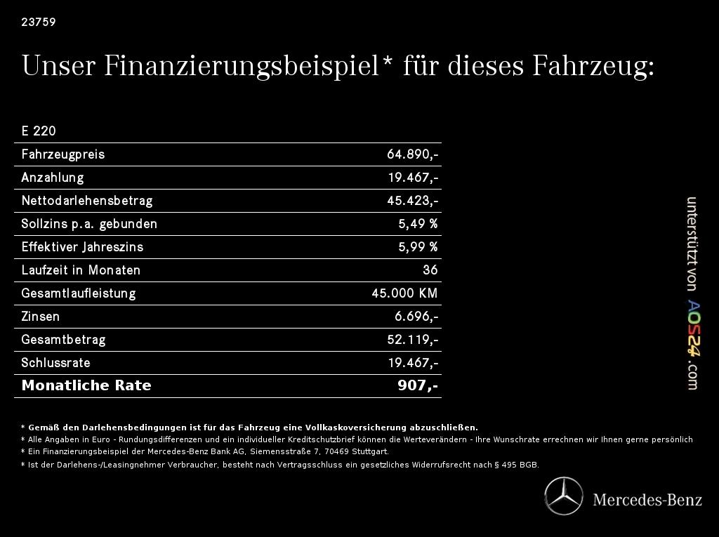 Mercedes-Benz E 220 AMG Line E 220 d Sedan