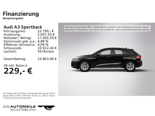 Audi A3 35 TFSI Sportback