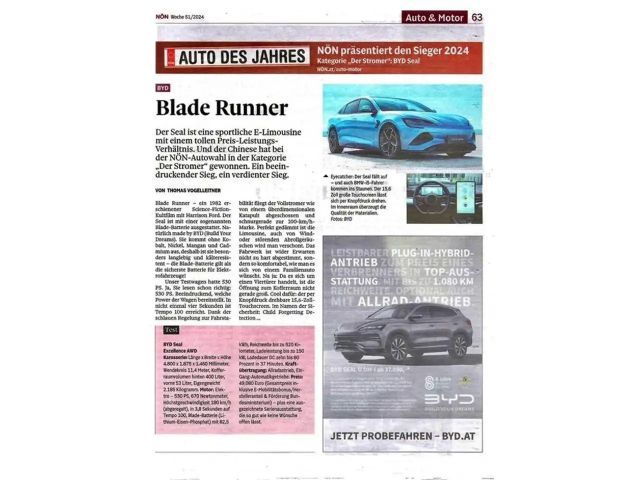 BYD Seal Vierwielaandrijving