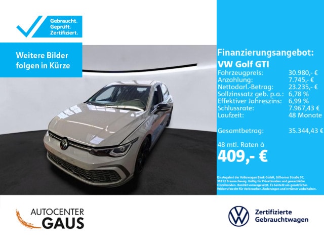 Volkswagen Golf 2.0 TSI DSG GTI Golf VIII Style